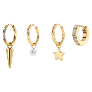 Edblad Peak guld örhängeset stål 130611