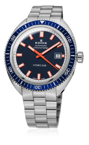 Edox Hydro-Sub Date Automatic Chronometer 80128-3BUM-BUIO