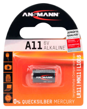 Ansmann alkaliskt batteri A11 6V