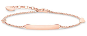 Thomas Sabo classic with heart & infinity roseguld armband A1976-416-40-L19V