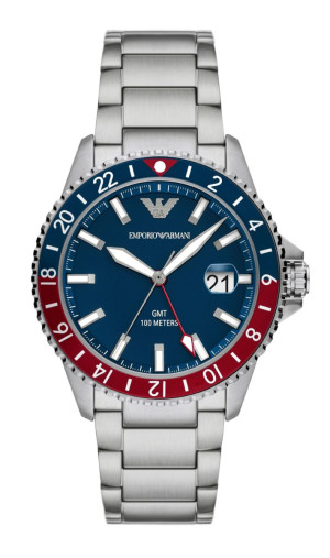 Giorgio Armani Emporio Armani GMT Blue-red "Pepsi" AR11590