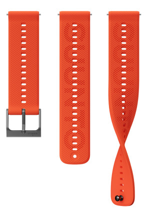 Suunto Athletic 6 silikonarmband 22 mm Coral Orange