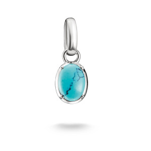 Thomas Sabo Charm Club turkos födelsesten berlock CC1340-404-17