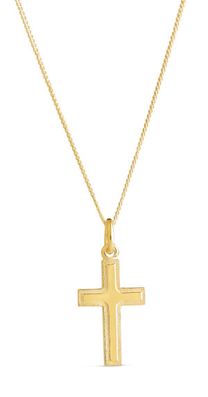 Top Gold silver kors guldpläterad 5256661500