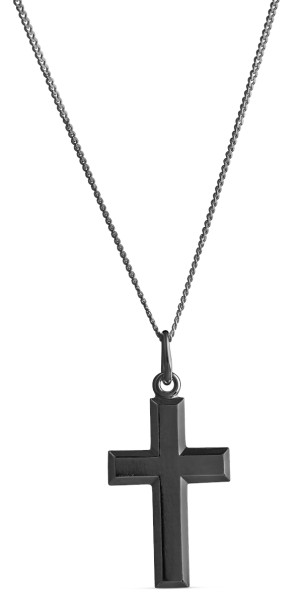 Top Gold silver kors svart 4256653500