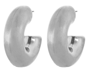 Edblad Chunky hoops silverfärgad 126754