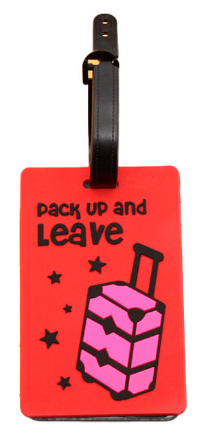 Tiera bagege ID-tag Red Luggage