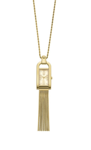 Fossil Harwell Gold halsklocka ES5373
