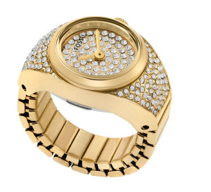 Fossil 2 hand Gold ringklocka ES5392