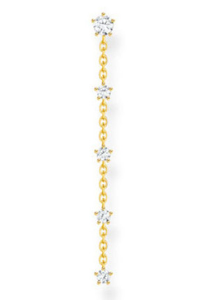 Thomas Sabo örhänge vintage white stones gold H2194-414-14