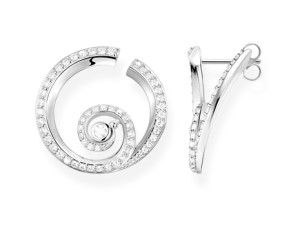 Thomas Sabo wave with stones örhängen H2227-051-14