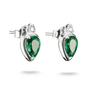 Thomas Sabo ELYNDRA gröna silverörhängen 12 mm H2333-166-6