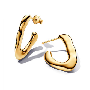 Pandora Essence 14k Gold-plated v-shaped creoler 263290C00