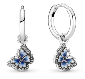 Pandora Blue Butterfly örhängen 290778C01