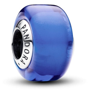 Pandora Moments Blue Mini Murano Glass Charm Sterling silver berlock 793105C00