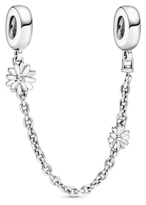 Pandora Daisy Flower Safety Chain charm 798764C01-05