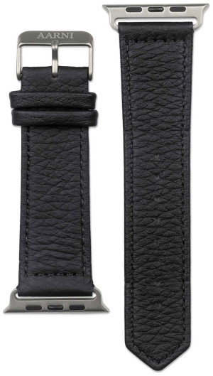 Aarni Apple Watch svart hjortskinn armband 38/40/41 mm