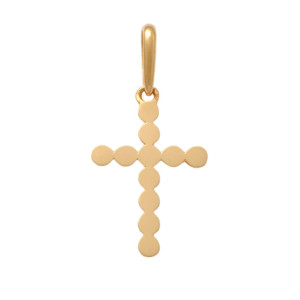 Lykken Crosses guld korshänge 13,5 mm