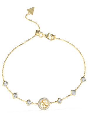 GUESS 4G Crush guldfärgat armband med kristaller JUBB04156JWYGT/U
