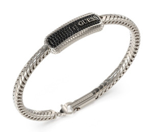 GUESS Sailorknot armband med platta JUMB05018JWSTBKL