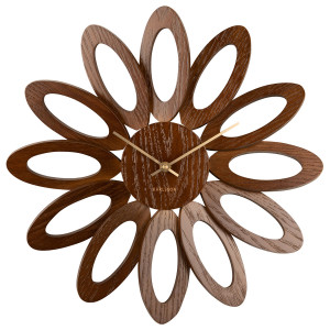 Karlsson Fiore Dark Wood Veneer väggklocka KA5891DW
