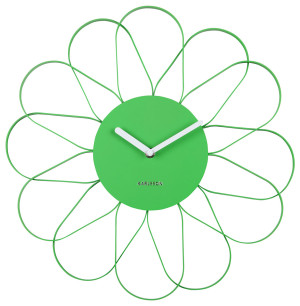 Karlsson väggklocka Arkis bright green KA5975BG