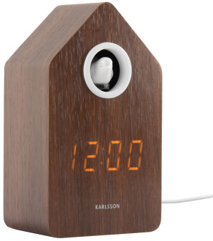Karlsson Cuckoo LED väckarklocka KA6061DW