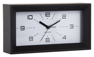 Karlsson väckarklocka Lujo Rectangle black KA6066BK