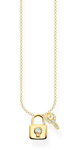 Thomas Sabo The Key to Happiness gold halsband KE2122-414-14-L45V
