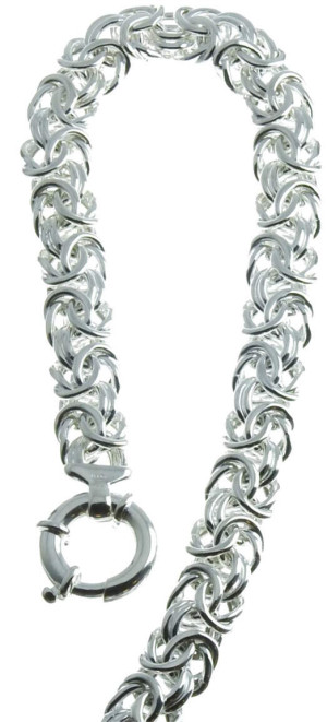 Övrigt Halsband kungslänk 925 Sterling Silver 11mm KING11/45