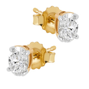 Midem Copenhagen diamantörhängen 0,50ct gulguld