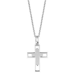 Lykken Crosses silver korshalsband