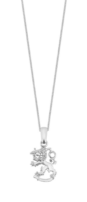 Lykken Symbols Finska lejonet silverhalsband 50cm