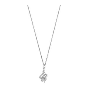 Lykken Symbols orm silverhalsband