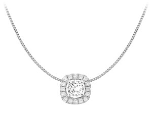 Lykken Vitguld diamantberlock 7,3 mm