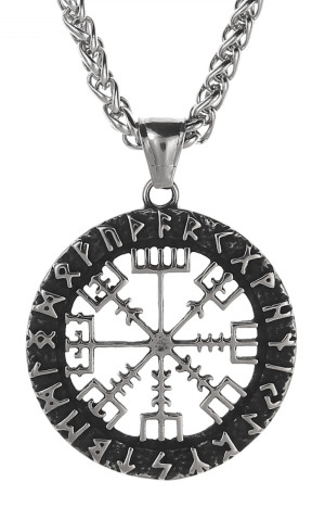 Lykken Viking halsband 60 cm 3.8 x 3.8 cm