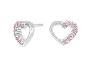 Nordahl Jewellery barn hjärt pink örhängen 325 180