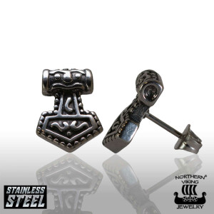 Northern Viking Jewelry Thor's Hammer örhängen NVJKK018