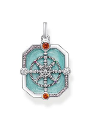 Thomas Sabo Glam & Soul Cosmic Amulet Carma wheel berlock PE961-340-7