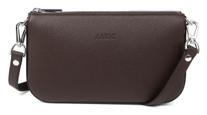 Aarni Sola handväska mörkbrun-silver