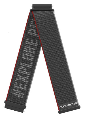 COROS APEX 2 Pro nylonarmband svart 22 mm WAPX2P-WB-BLK-N