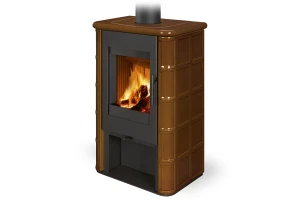 ROMOTOP SIENA N 02 Brązowy Piec kominkowy kaflowy