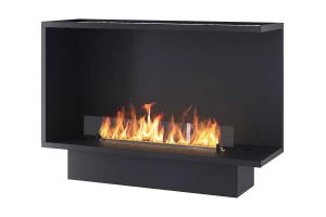 INFIRE ETRONIC BASIC R 1000 - biokominek automatyczny do zabudowy narożny prawy