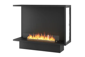 INFIRE ETRONIC BASIC L 1000 - biokominek automatyczny do zabudowy narożny lewy