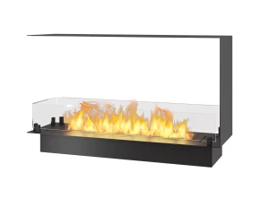 INFIRE INSIDE U1000 SLIM LINE Biokominek trójstronny do zabudowy