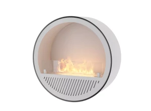 INFIRE INCYRCLE WALL SLIM LINE BIAŁY Biokominek okrągły do zawieszenia
