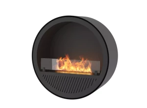 INFIRE INCYRCLE WALL SLIM LINE CZARNY Biokominek okrągły do zawieszenia