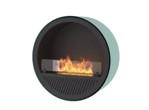 INFIRE INCYRCLE WALL SLIM LINE ZIELONO-CZARNY Biokominek okrągły do zawieszenia