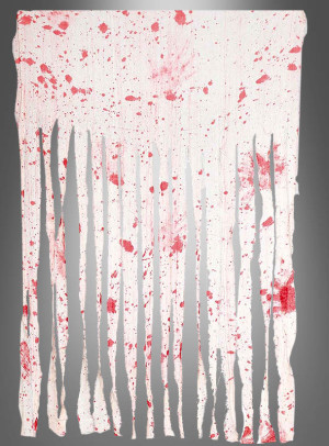Halloween Vorhang blutig 115 x 150 cm - Variante Blutig|115 x 150 cm - Halloween Zubehör
