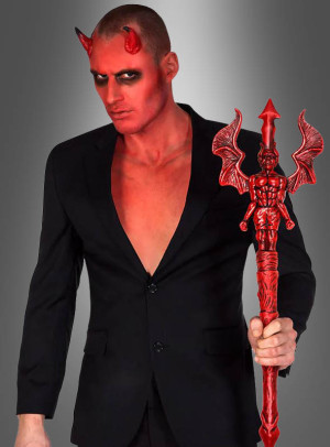 Gothic Stab rot 90cm Teufel - Karneval, Mottoparty, Halloween Zubehör für Unisex, Damen, Herren